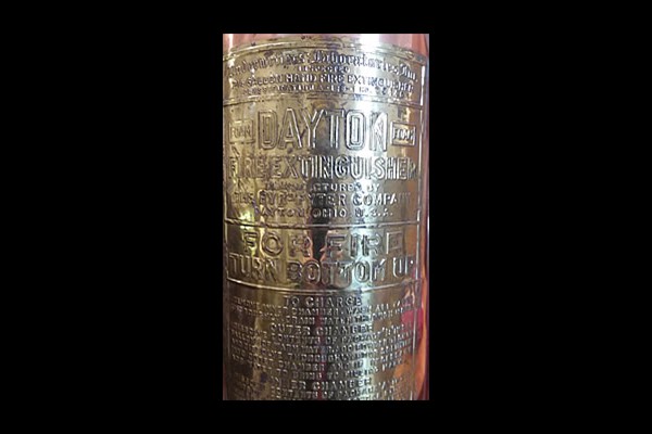 Fire Extinguisher from Stillwater Sanitorium